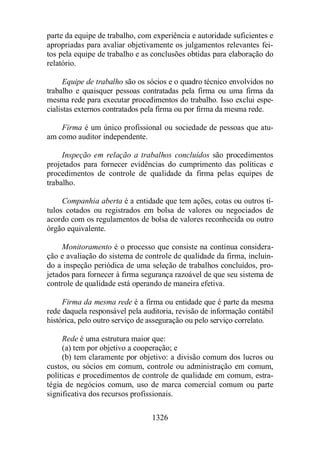 Normas Auditorias Perícia Contábil.