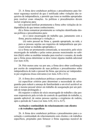 Normas Auditorias Perícia Contábil.