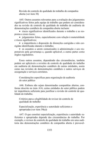 Normas Auditorias Perícia Contábil.