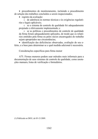 Normas Auditorias Perícia Contábil.