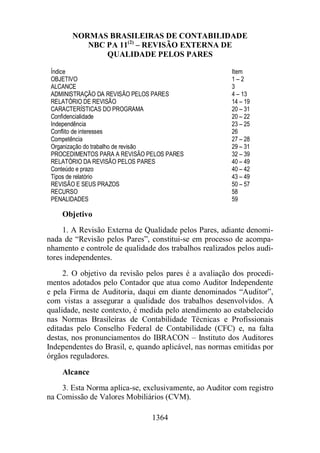 Normas Auditorias Perícia Contábil.