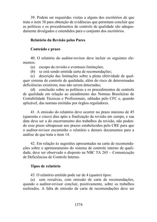 Normas Auditorias Perícia Contábil.