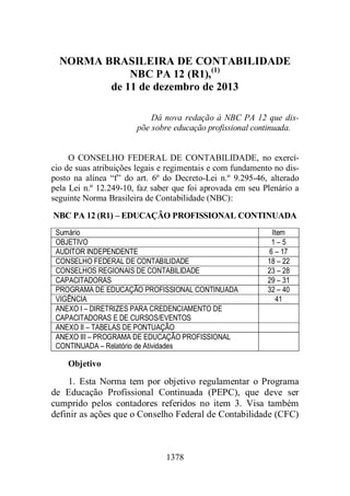 Normas Auditorias Perícia Contábil.