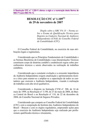 Normas Auditorias Perícia Contábil.