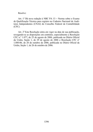 Normas Auditorias Perícia Contábil.