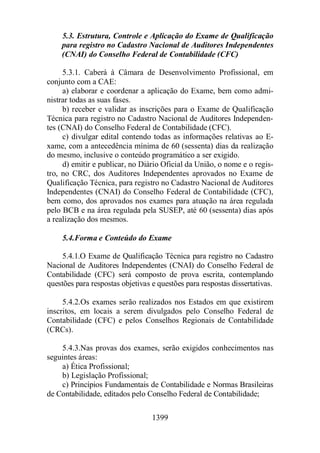 Normas Auditorias Perícia Contábil.