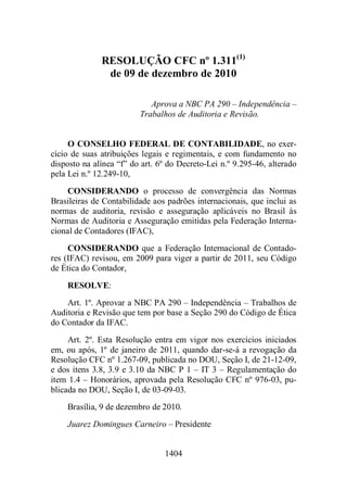 Normas Auditorias Perícia Contábil.