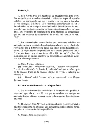 Normas Auditorias Perícia Contábil.