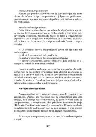 Normas Auditorias Perícia Contábil.