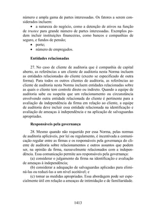 Normas Auditorias Perícia Contábil.