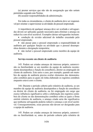 Normas Auditorias Perícia Contábil.