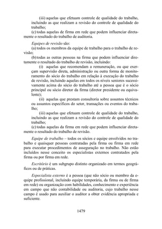 Normas Auditorias Perícia Contábil.