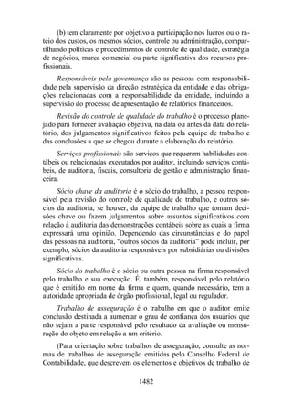 Normas Auditorias Perícia Contábil.