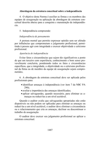 Normas Auditorias Perícia Contábil.