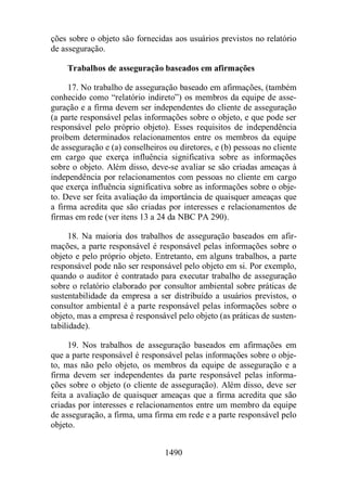 Normas Auditorias Perícia Contábil.