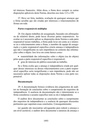 Normas Auditorias Perícia Contábil.