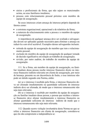 Normas Auditorias Perícia Contábil.