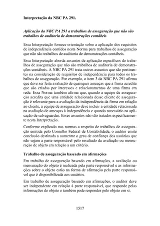 Normas Auditorias Perícia Contábil.