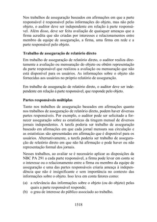 Normas Auditorias Perícia Contábil.