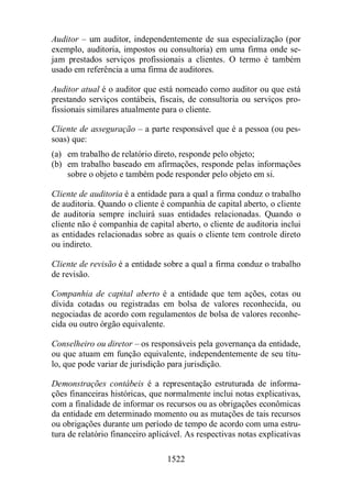 Normas Auditorias Perícia Contábil.