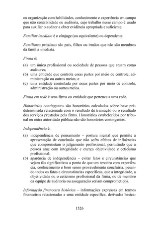 Normas Auditorias Perícia Contábil.