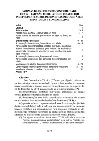 Normas Auditorias Perícia Contábil.