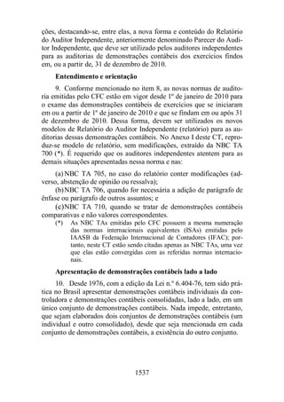 Normas Auditorias Perícia Contábil.