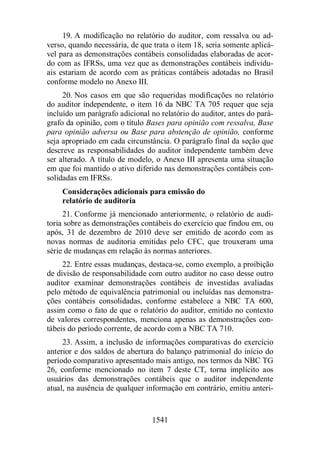 Normas Auditorias Perícia Contábil.