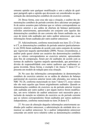 Normas Auditorias Perícia Contábil.