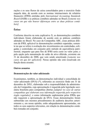 Normas Auditorias Perícia Contábil.