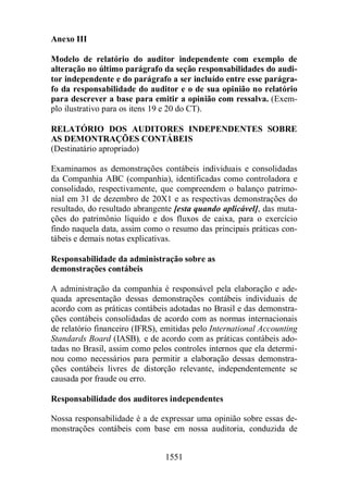 Normas Auditorias Perícia Contábil.