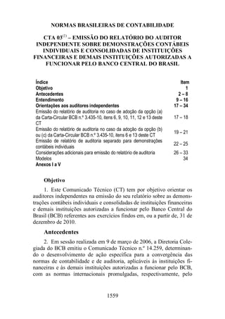 Normas Auditorias Perícia Contábil.