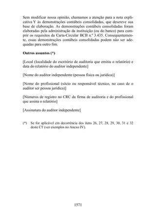 Normas Auditorias Perícia Contábil.