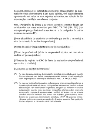 Normas Auditorias Perícia Contábil.