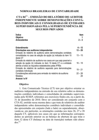 Normas Auditorias Perícia Contábil.