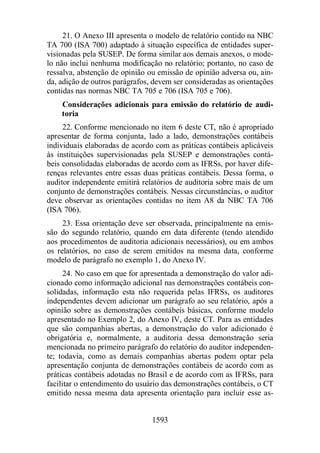 Normas Auditorias Perícia Contábil.
