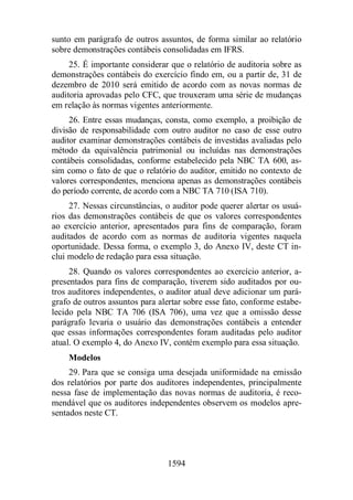 Normas Auditorias Perícia Contábil.