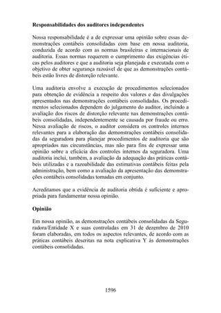 Normas Auditorias Perícia Contábil.