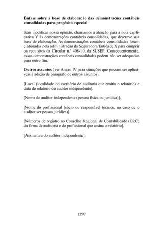 Normas Auditorias Perícia Contábil.