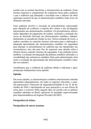 Normas Auditorias Perícia Contábil.