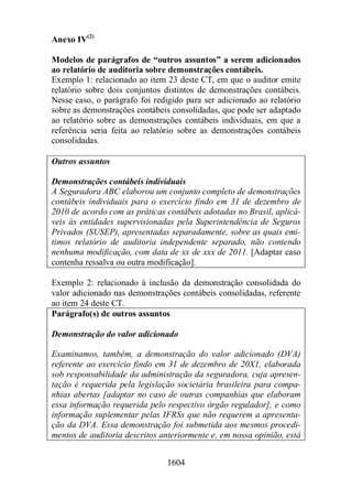 Normas Auditorias Perícia Contábil.