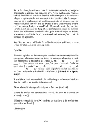 Normas Auditorias Perícia Contábil.