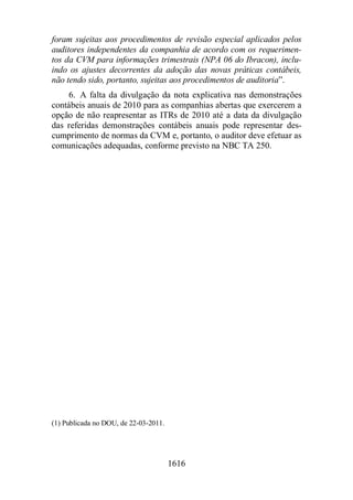 Normas Auditorias Perícia Contábil.