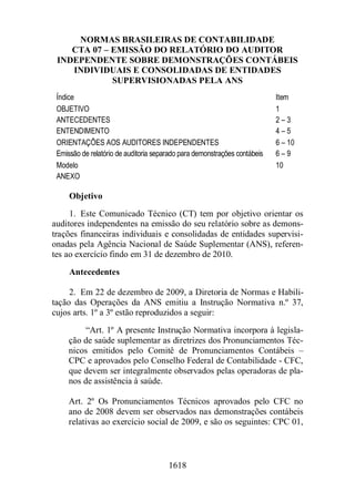 Normas Auditorias Perícia Contábil.