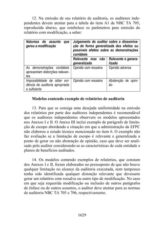 Normas Auditorias Perícia Contábil.