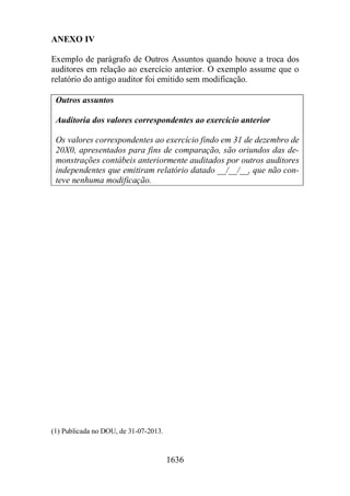 Normas Auditorias Perícia Contábil.