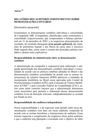 Normas Auditorias Perícia Contábil.