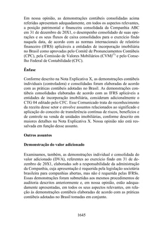 Normas Auditorias Perícia Contábil.