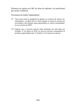 Normas Auditorias Perícia Contábil.