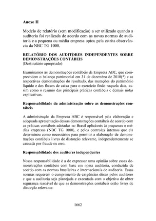 Normas Auditorias Perícia Contábil.